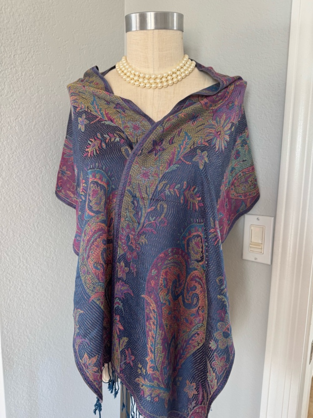 NWT Rapti Pashmina & Silk Scarf